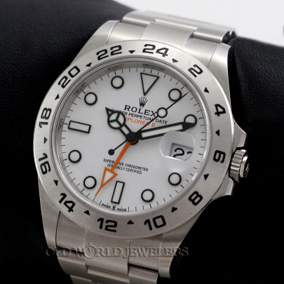 Rolex Explorer II Ref 226570 Steel White Dial